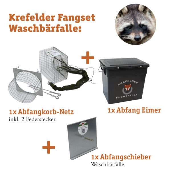 Krefelder Fangset Waschbärfalle