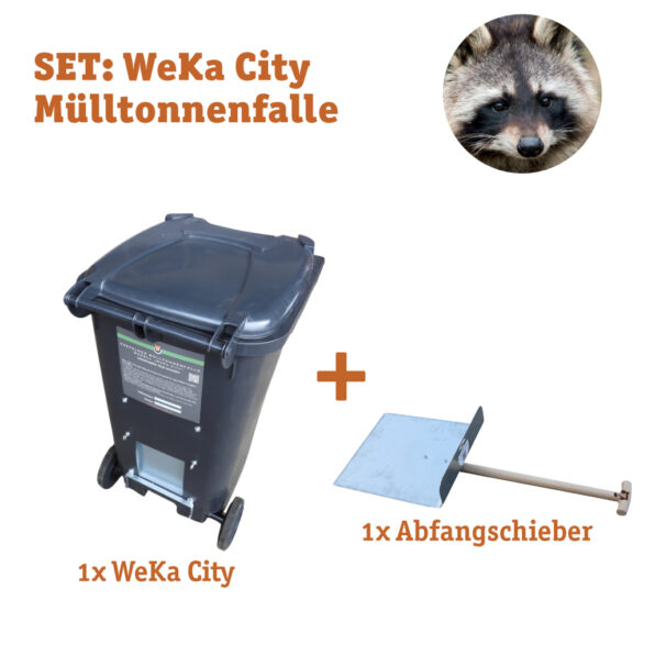 Mülltonnenfalle "WeKa City" SET